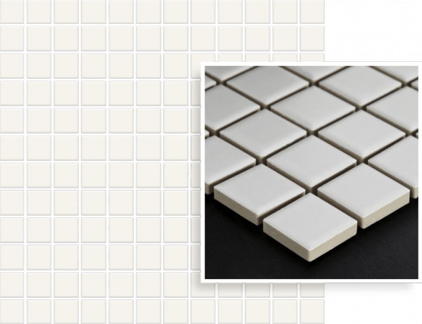 Paradyż Albir Bianco Mozaika K.2,3X2,3 - 29,8x29,8
