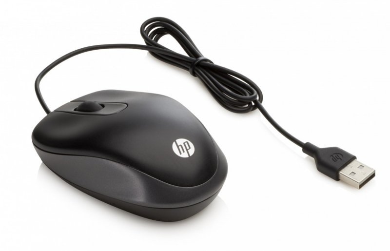 HP Inc. Przewodowa Mysz USB Wired Travel
