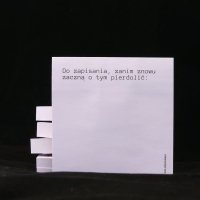 Karteczki samoprzylepne - Do zapisania, zanim znowu zaczną! 