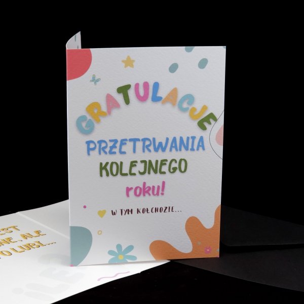 Kartka Okolicznościowa - Gratulacje przetrwania!