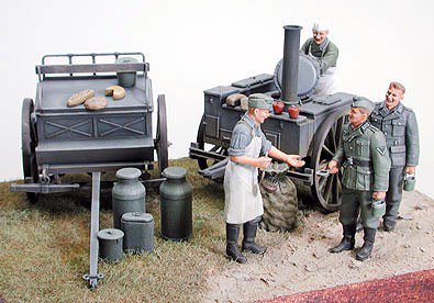 Tamiya Model plastikowy German Field Kitchen Scenery