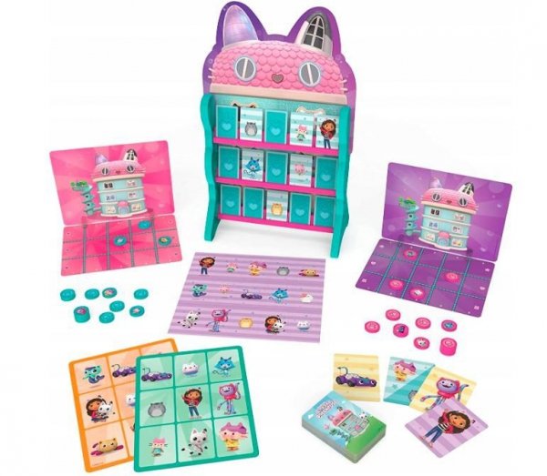 Spin Master Zestaw gier Koci Domek Gabi: 8 gier w 1