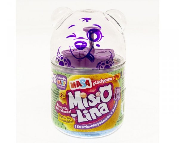 Epee Masa plastyczna Misiolina 60g 1 foremka Niebieska
