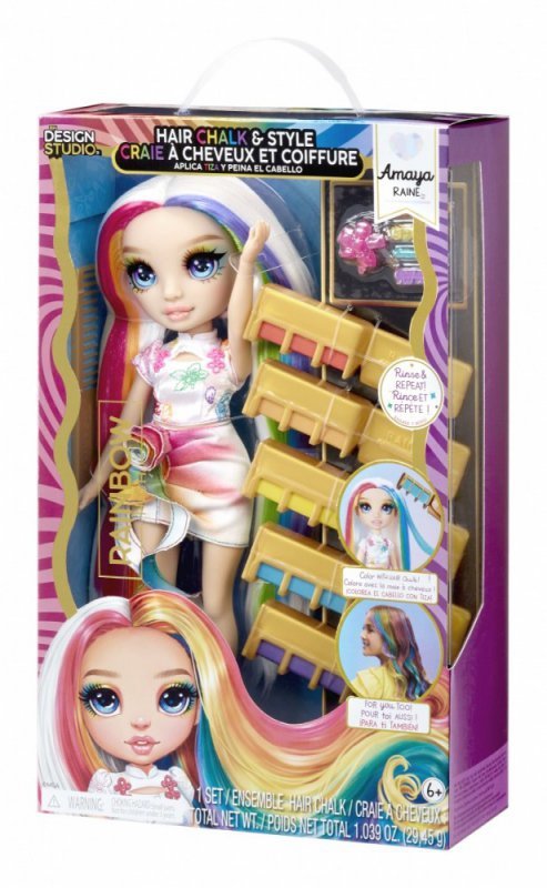 MGA Lalka Rainbow High Hair Chalk & Style Amaya
