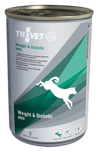 Trovet WRD Weight & Diabetic dla psa puszka 400g