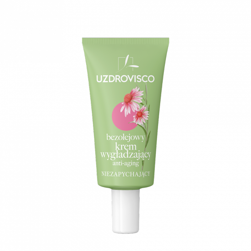 Krem do twarzy wygładzający anti-aging 50 ml - Uzdrovisco (bezolejowa)