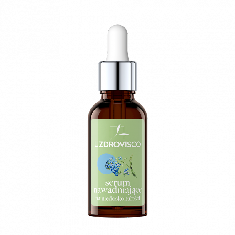 Serum do twarzy nawadniające na niedoskonałości 30 ml - Uzdrovisco (bezolejowa)
