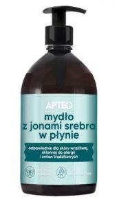 APTEO, mydło w płynie, z jonami srebra, 500 ml