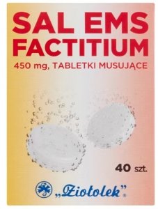 Sal Ems factitium 450 mg, 40 tabletek musujących