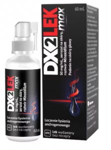 DX2LEK max, 50 mg/mL, aerozol na skórę, 60 ml