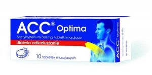ACC optima 600mg x 10 tabletek musujących