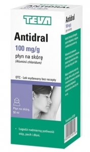 Antidral 100 mg/g, płyn na skórę, 50 ml