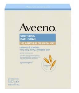 Aveeno Dermexa kojący puder do kąpieli, 8*42 g