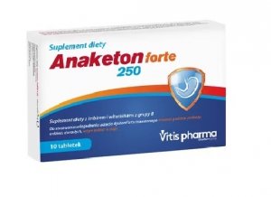 Anaketon forte 250, 10 tabletek