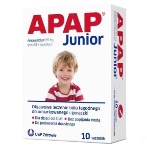 APAP Junior 250mg Granulat 10 Saszetek