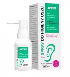 Spray do higieny uszu APTEO, 30 ml