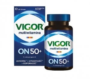 VIGOR multiwitamina ON 50+, 60 tabletek