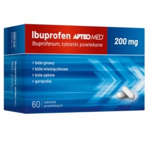 Ibuprofen APTEO MED 200 mg 60 tabletek powlekanych