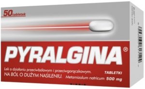 Pyralgina 500 mg 50 tabletek