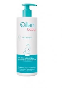 Oillan Baby Żel 3w1 do kąpieli, mycia ciała i włosów, 400 ml