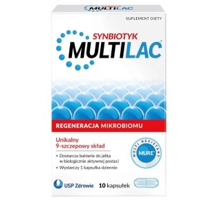 Multilac Synbiotyk Plus Probiotyk 10 Kapsułek