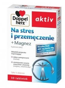 Doppelherz aktiv Na stres i przemęczenie + Magnez, 30 tabletek