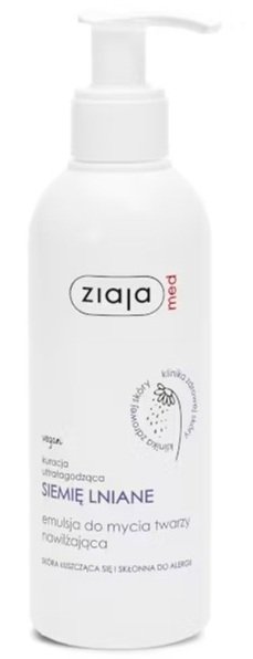 Ziaja Med Siemię lniane Emulsja do mycia twarzy, 190 ml