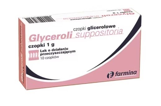 Czopki glicerolowe, 1 g, 10 sztuk
