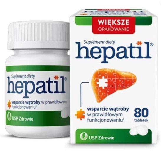 Hepatil 150 mg, 80 tabletek
