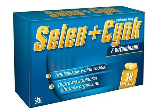  Selen + Cynk z witaminami, 30 tabletek