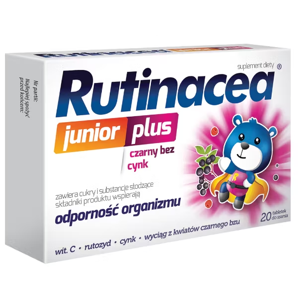 Rutinacea Junior Plus 20 Tabletek Do Ssania