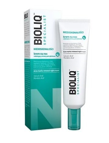 Bioliq Specialist, krem na noc redukujący zmiany potrądzikowe, 30 ml