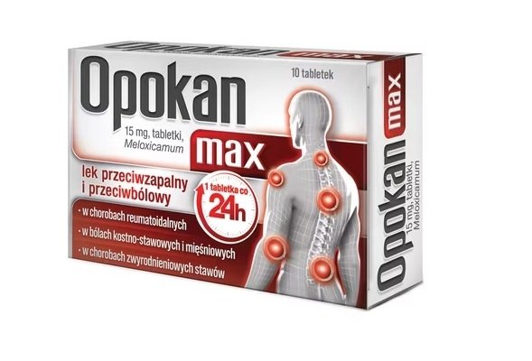 Opokan max 15 mg, 10 tabletek