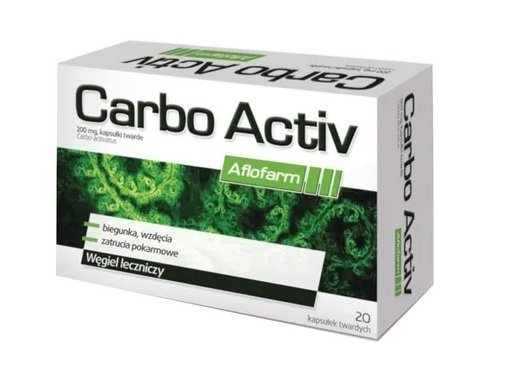 Carbo Activ 200 mg, 20 kapsułek twardych