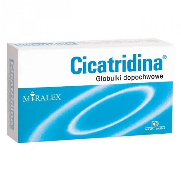 Cicatridina Globułki Dopochwowe z Kwasem Hialuronowym  2g x 10 globulek