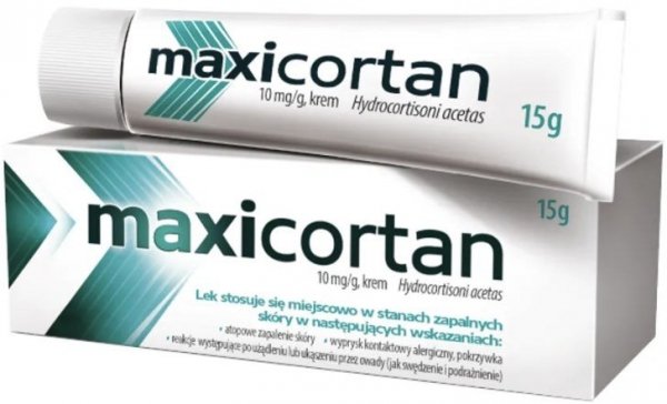 Maxicortan 10 mg/g krem 15 g