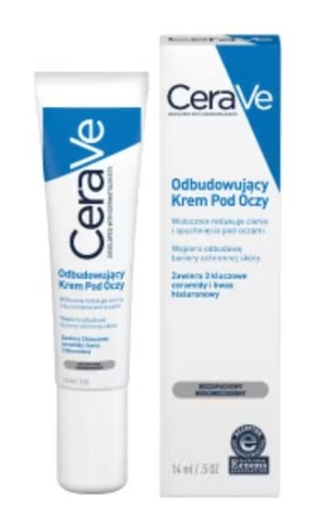 CeraVe, Odbudowujący krem pod oczy, 14 ml