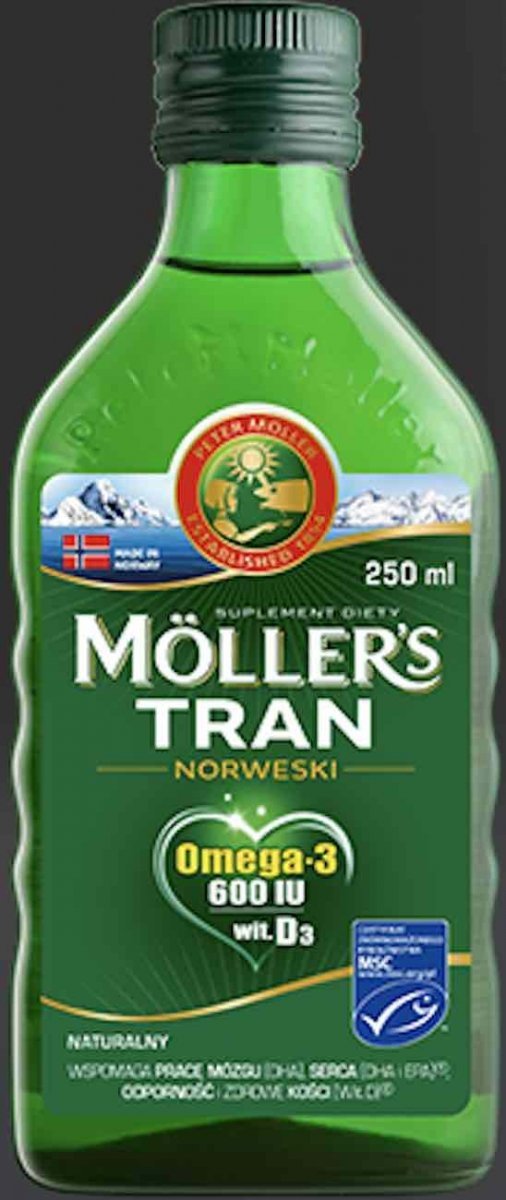 TRAN Mollers naturalny 250ml