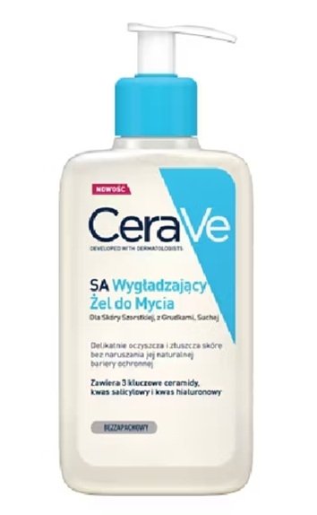 CeraVe SA, wygładzający żel do mycia, 473 ml