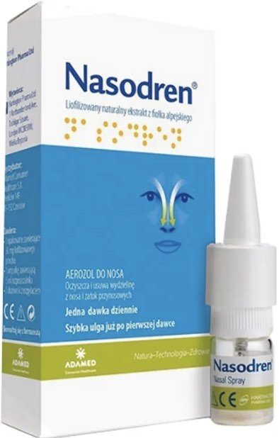 Nasodren aerozol do nosa 50 mg