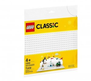 LEGO Klocki Classic 11010 Biała płytka konstrukcyjna
