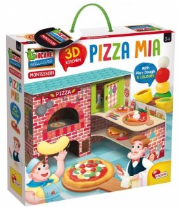 Lisciani Zestaw Montessori Moja pizza 3D z modeliną