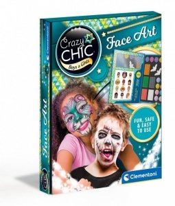 Clementoni Zestaw do malowania twarzy Crazy Chic