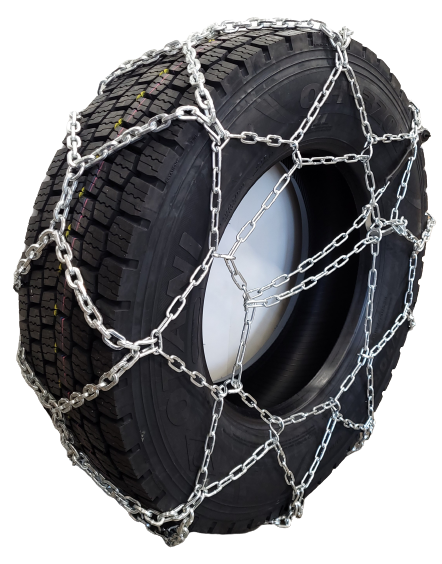 ŁAŃCUCHY ŚNIEGOWE TIR CIĘŻAROWE 385/65 r22,5 AUSTRIA CERTYFIKAT KPL NA OŚ