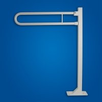 Uchwyt Uchylny WC wolnostojący 70cm biały fi25 Uchwyt Uchylny WC wolnostojący 70cm biały fi25