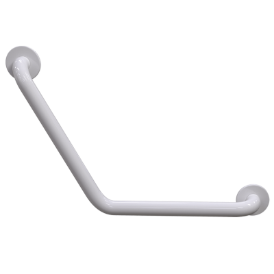 Uchwyt Kątowy dla Niepełnosprawnych specjalny 30/30cm biały fi32 + MASKOWNICE
