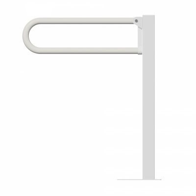 Uchwyt Uchylny WC dla Niepełnosprawnych wolnostojący 50cm biały fi32
