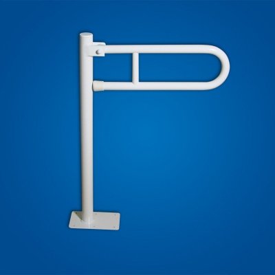 Uchwyt Uchylny WC dla Niepełnosprawnych wolnostojący 85cm biały fi32
