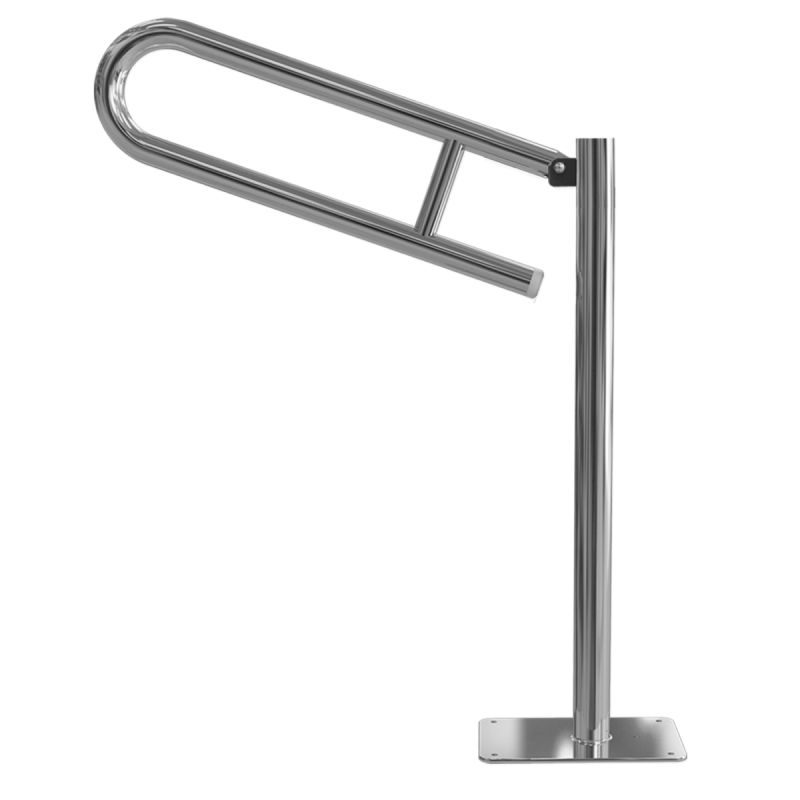 Uchwyt Uchylny WC dla Niepełnosprawnych wolnostojący 60cm stal nierdzewna fi32