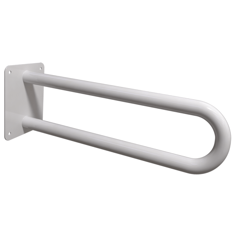 Uchwyt Umywalkowy / WC dla Niepełnosprawnych stały 50 cm biały fi25